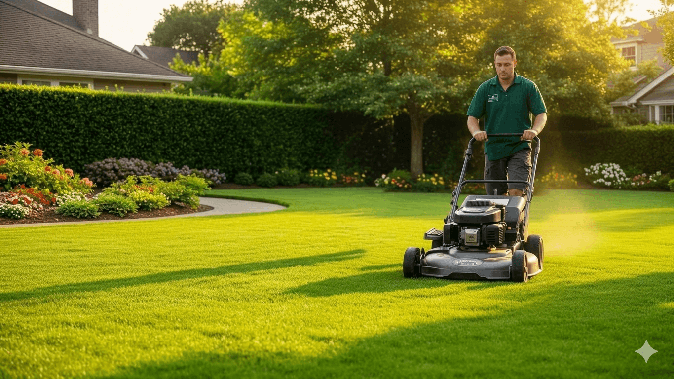 Lawn before and after transformation 2